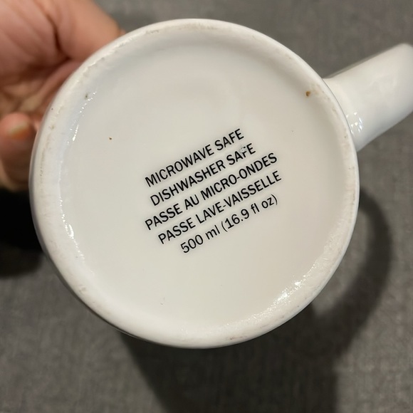 PINK by Victoria Secret LOGO MUG PINK in Black lettering mug is Off-White color - Picture 6 of 14